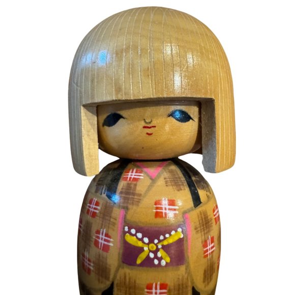 Genuine Vintage Japanese kokeshi doll purchased in Japan in the 1970s - - Picture 2 of 7
